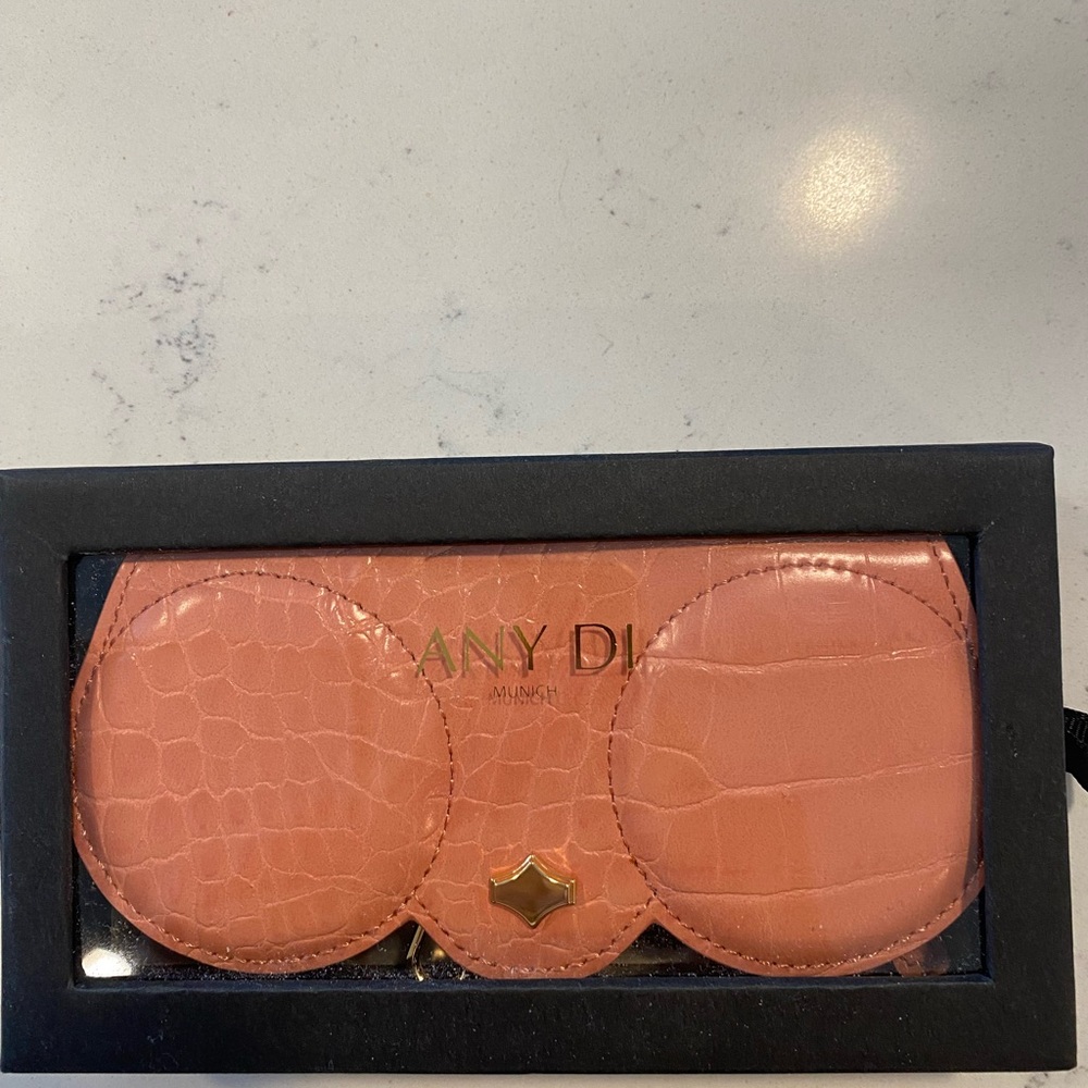 ANY DI Blush Pink Sunglasses Case NEW